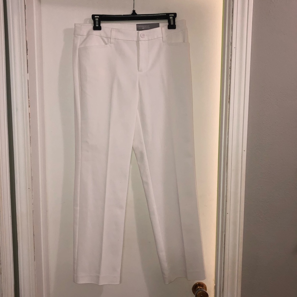 White Christopher and banks dress pants